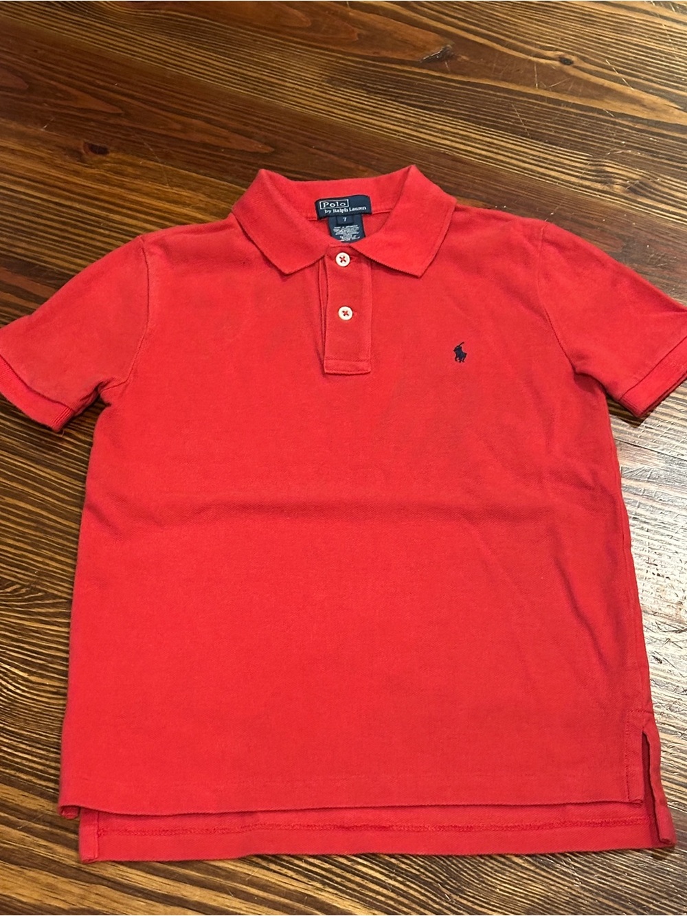Boy’s Polo by Ralph Lauren Red Classic Polo Shirt